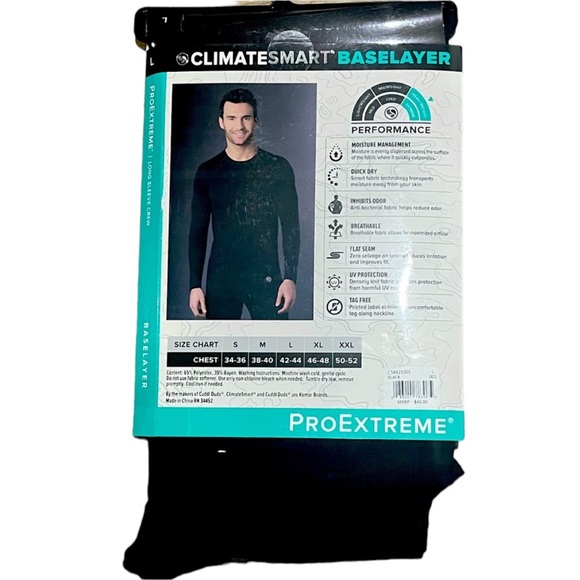 Climate Smart by Cuddl Duds Base Layer Shirt - Picture 3 of 5